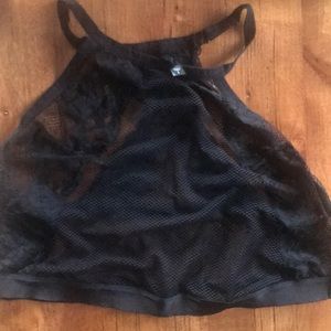 Black mesh sexy top Torrid size 1